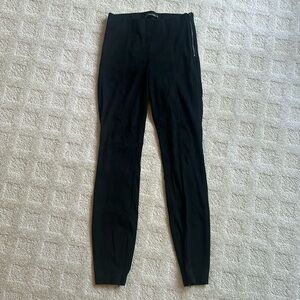 Zara Trafaluc Collection Suede Fitted Pants